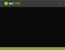 Tablet Screenshot of mytesol.com